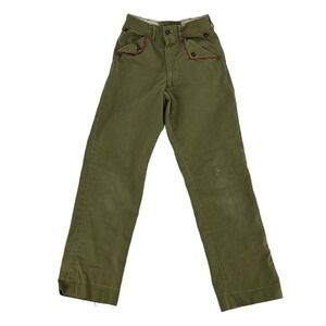 Boys Scouts Of America Pants Youth 22x27 Olive Green Scout Hiking Adventure
